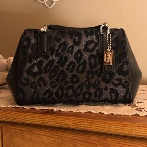Coach cheetah print satchel/crossbody